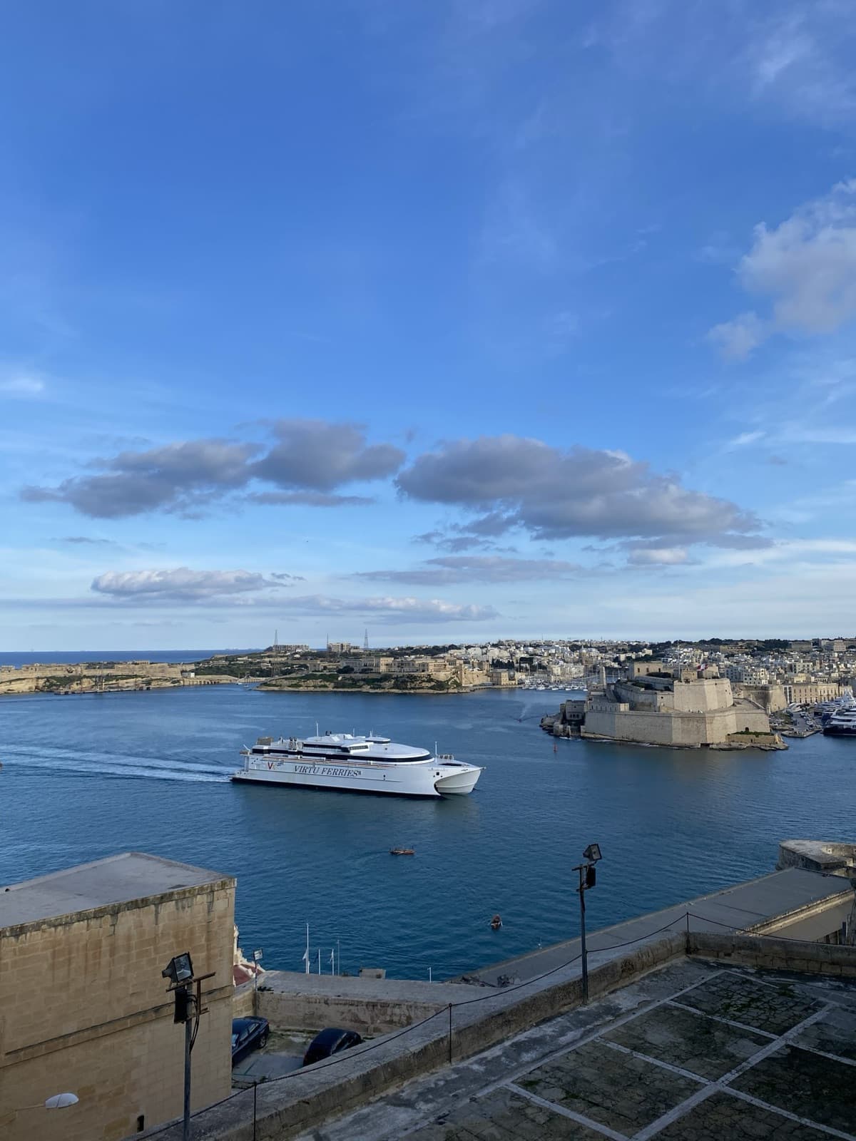The Grand Harbour with Fort St Angelo and the Three Cities